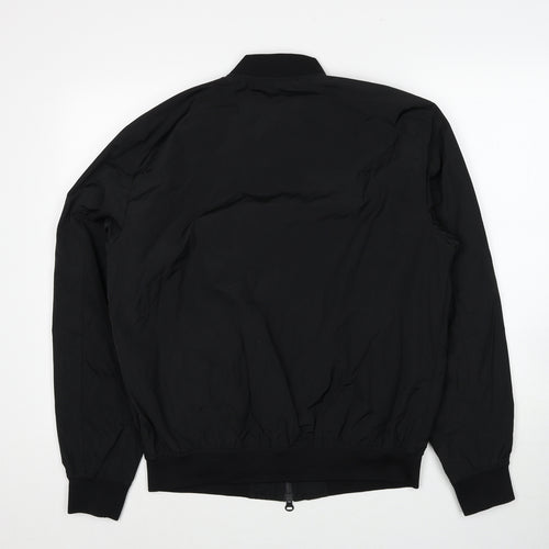 Pull&Bear Mens Black Jacket Size M Zip