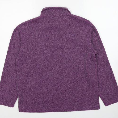 Bonmarché Womens Purple Polyester Pullover Sweatshirt Size S Pullover