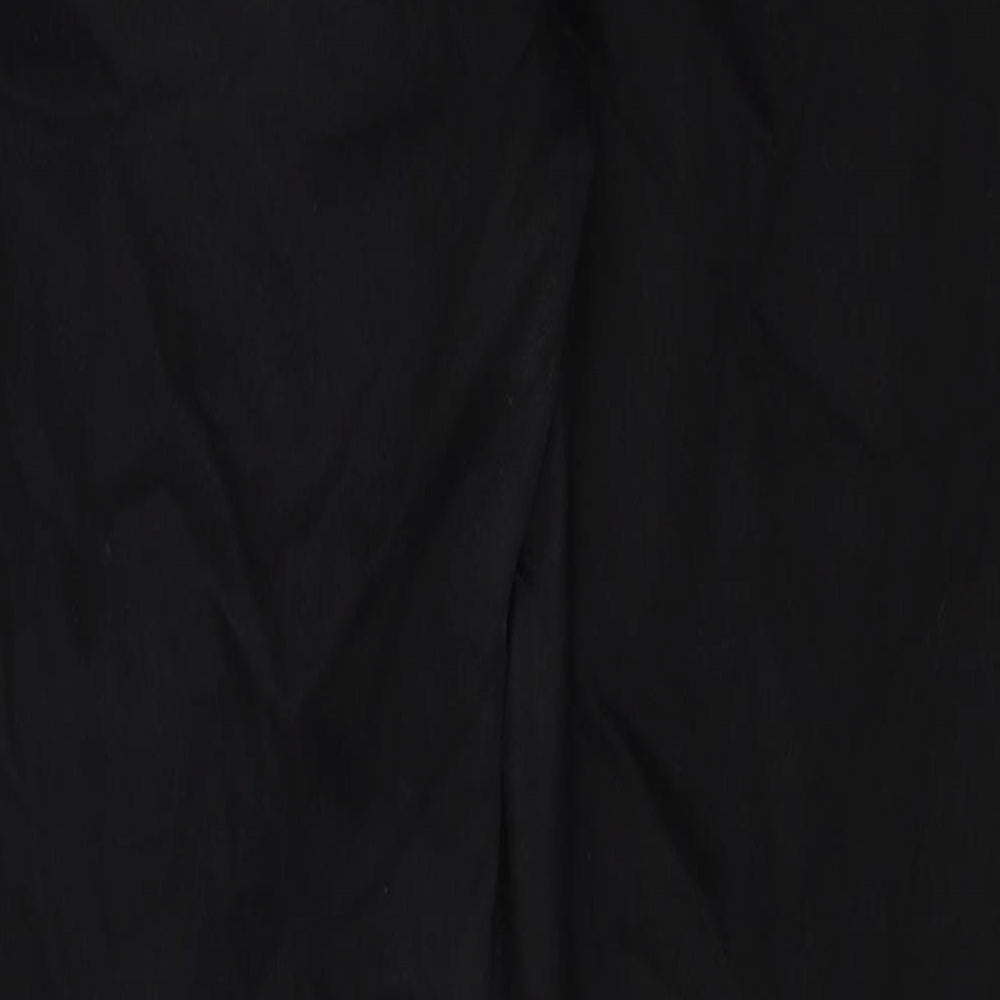 NEXT Womens Black Cotton Skinny Jeans Size 12 Regular Zip