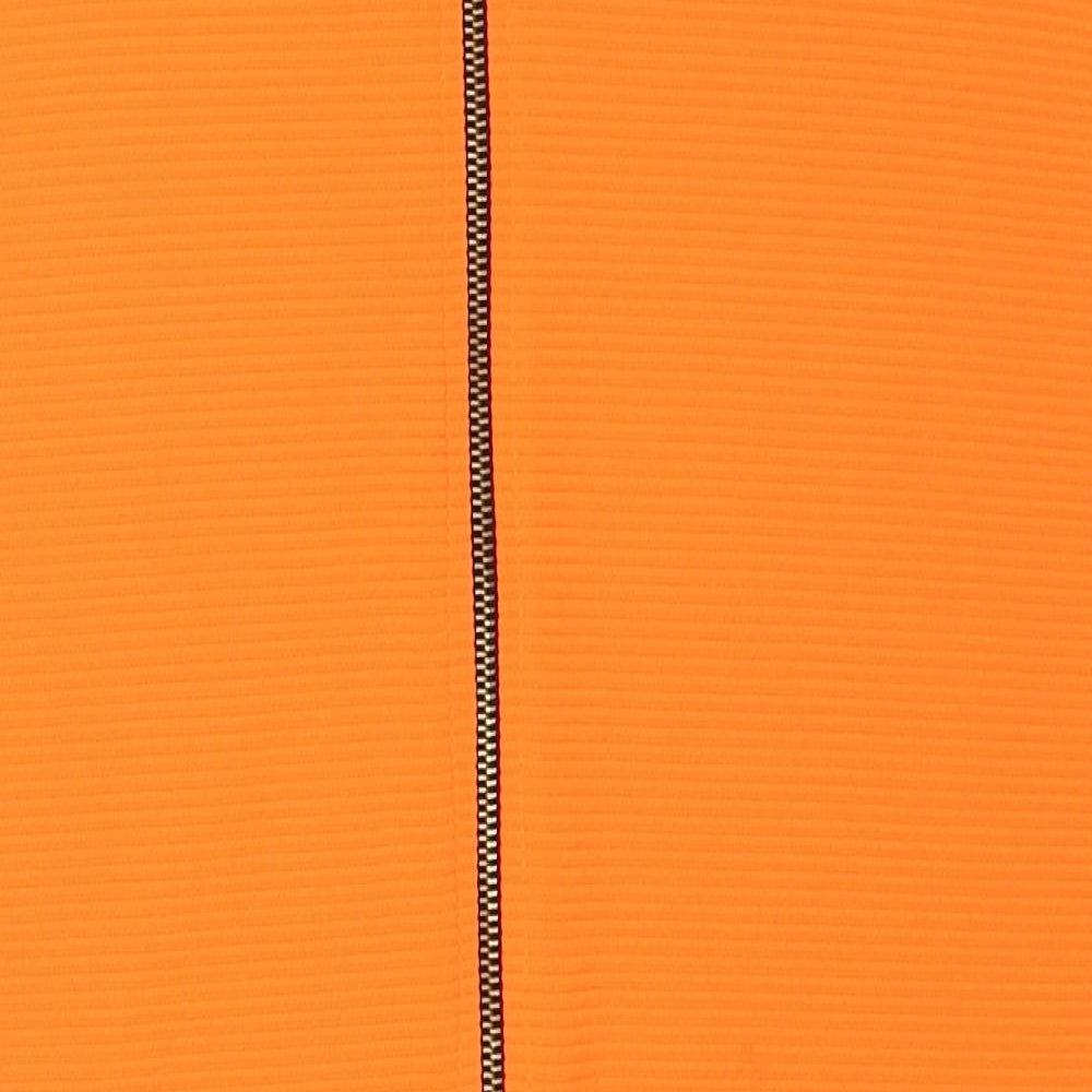 River Island Womens Orange Polyester Straight & Pencil Skirt Size 14 Zip