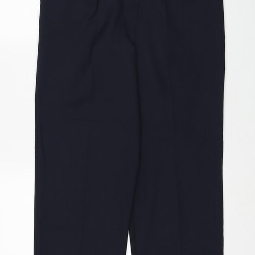 Country Collection Womens Black Polyester Trousers Size 14 Regular Zip
