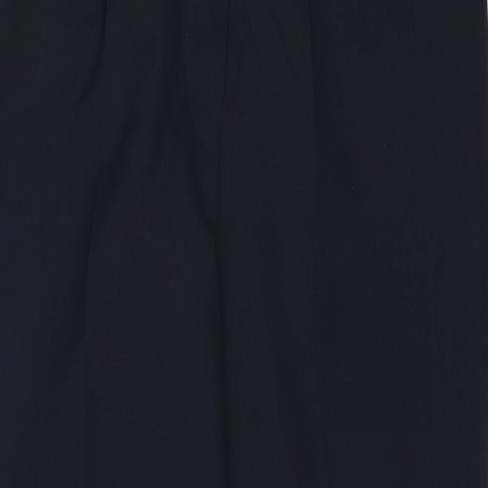 Country Collection Womens Black Polyester Trousers Size 14 Regular Zip