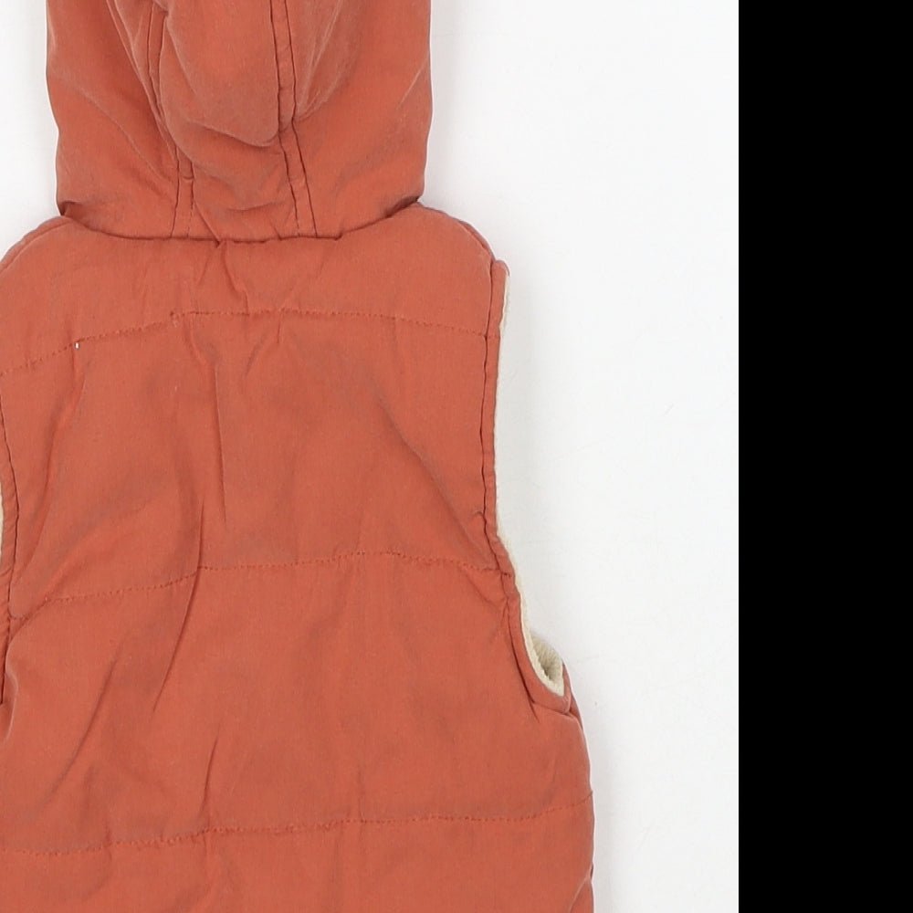 Dunnes Stores Boys Orange Basic Jacket Jacket Size 9-12 Months Zip