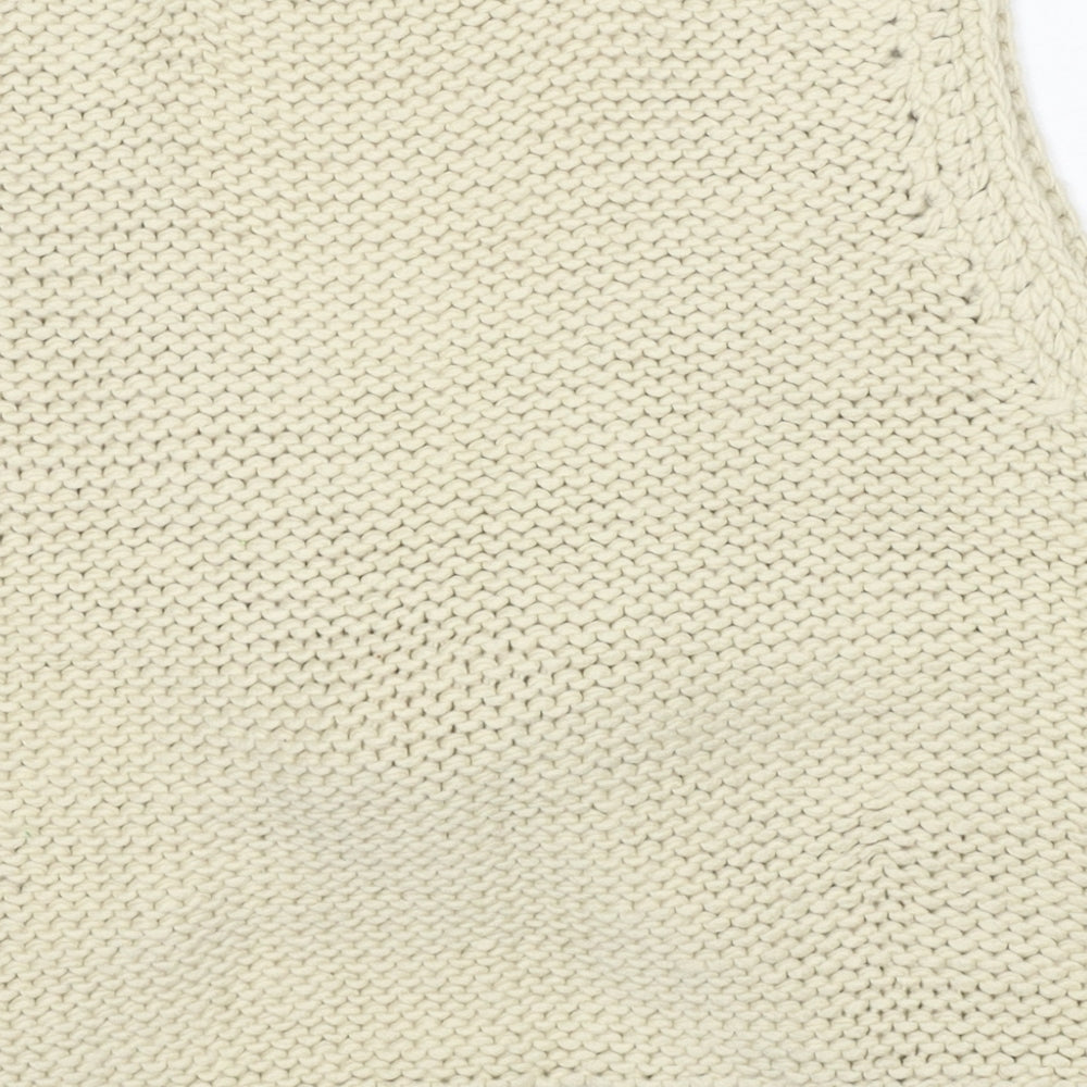 Atmosphere Womens Beige V-Neck Acrylic Cardigan Jumper Size 16 - Tie Front