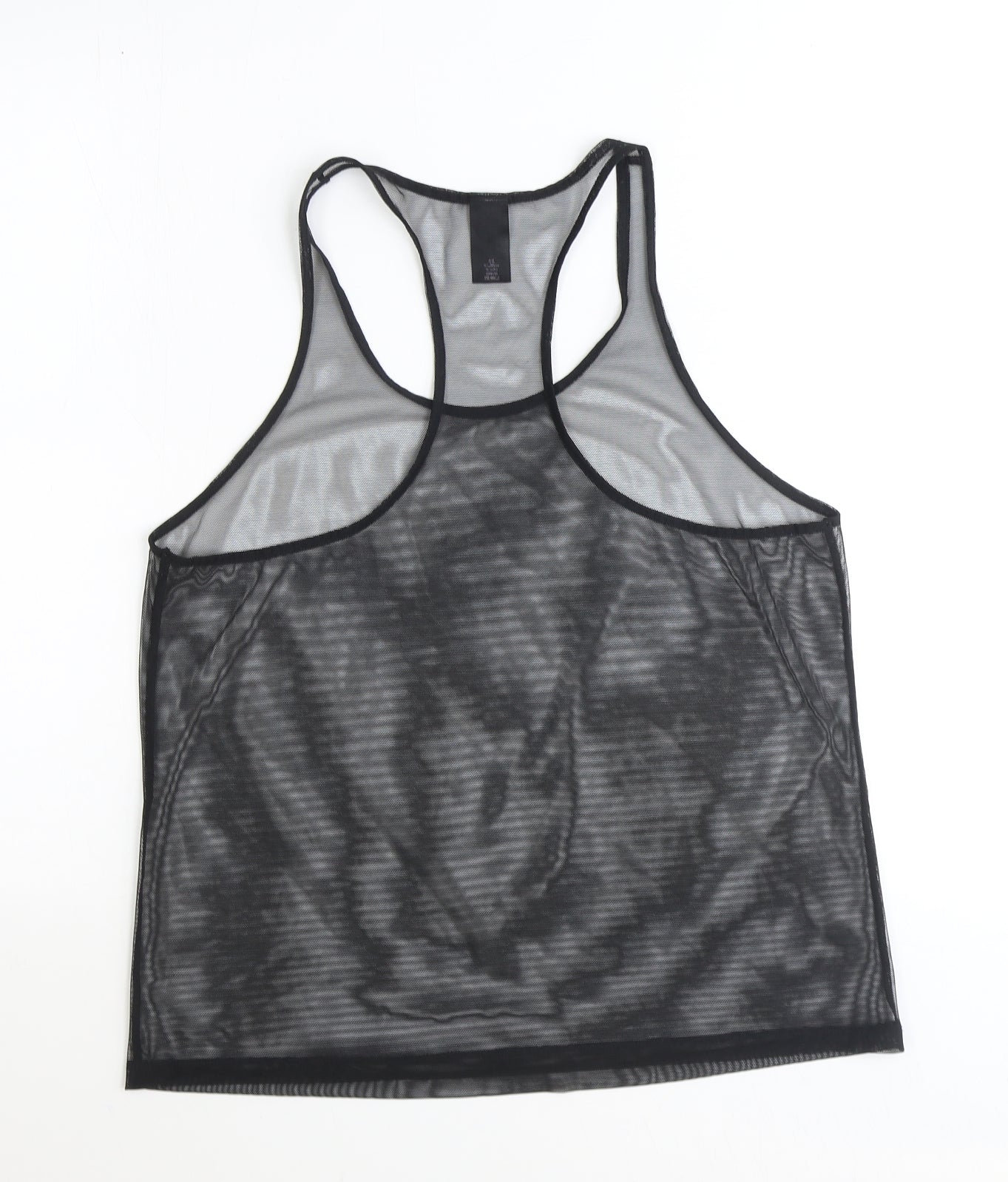 Victoria's Secret Womens Black Polyester Basic Tank Size M Scoop Neck