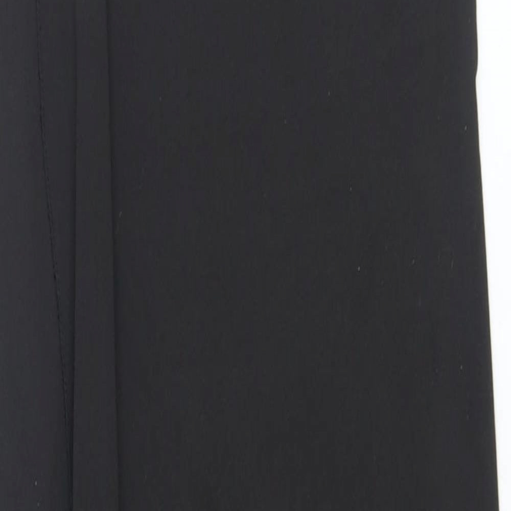 Preworn Womens Black Polyester Maxi Size S Scoop Neck Pullover