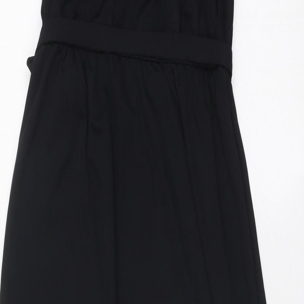 Preworn Womens Blue Polyester Maxi One Size Round Neck Tie