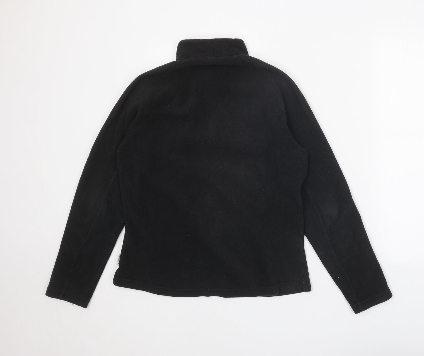 Quechua Womens Black Polyester Pullover Sweatshirt Size L Zip