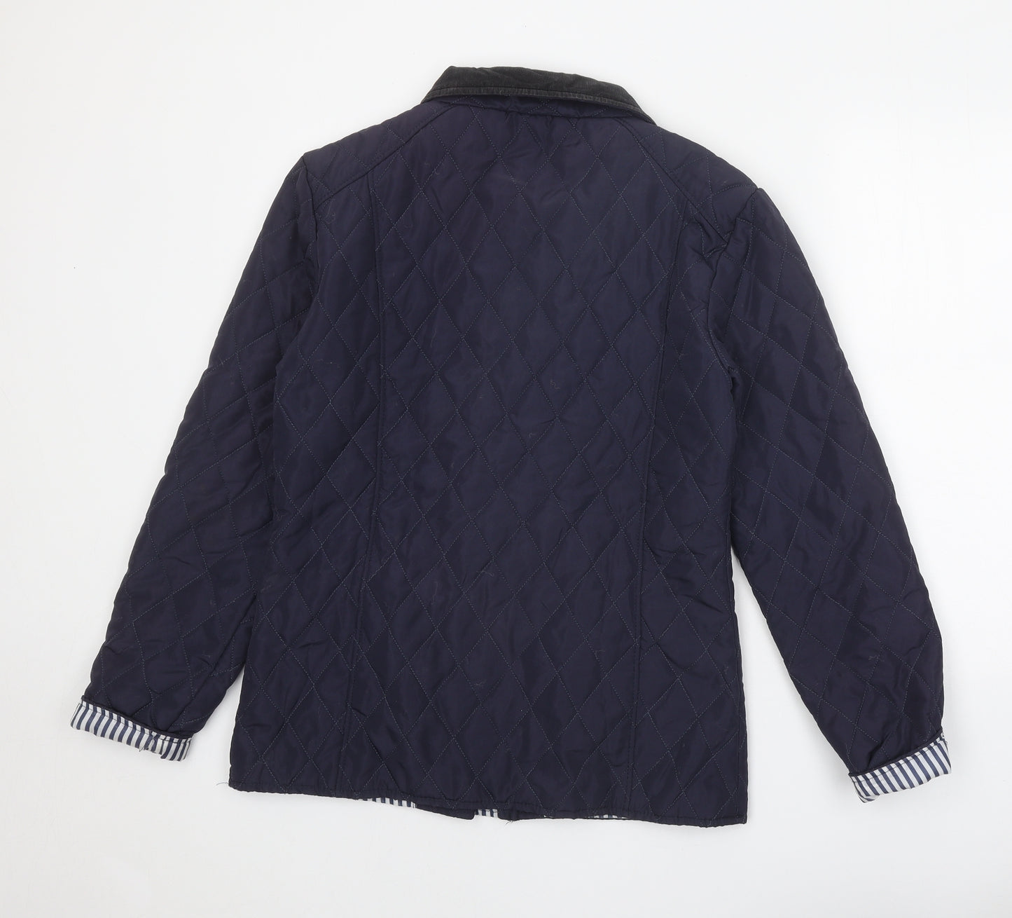 Urban Diva Womens Blue Jacket Size L Zip
