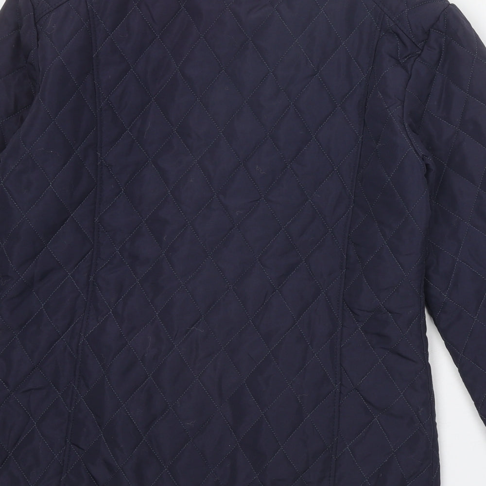 Urban Diva Womens Blue Jacket Size L Zip