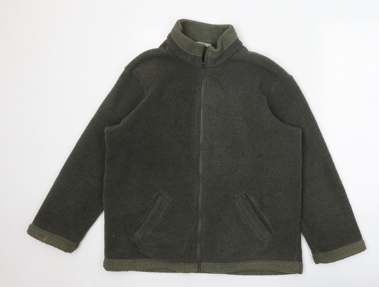 Marks and Spencer Womens Brown Jacket Size 16 Zip