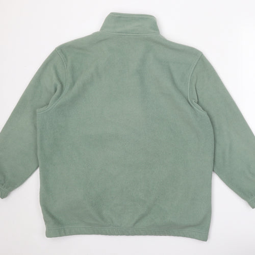 Casual Comfort Womens Green Jacket Size 16 Zip