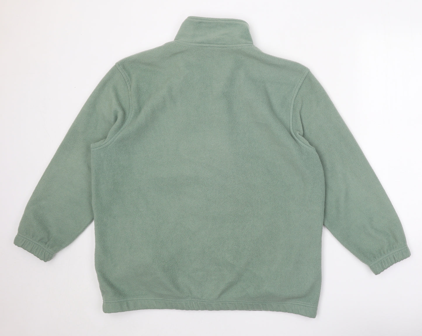 Casual Comfort Womens Green Jacket Size 16 Zip