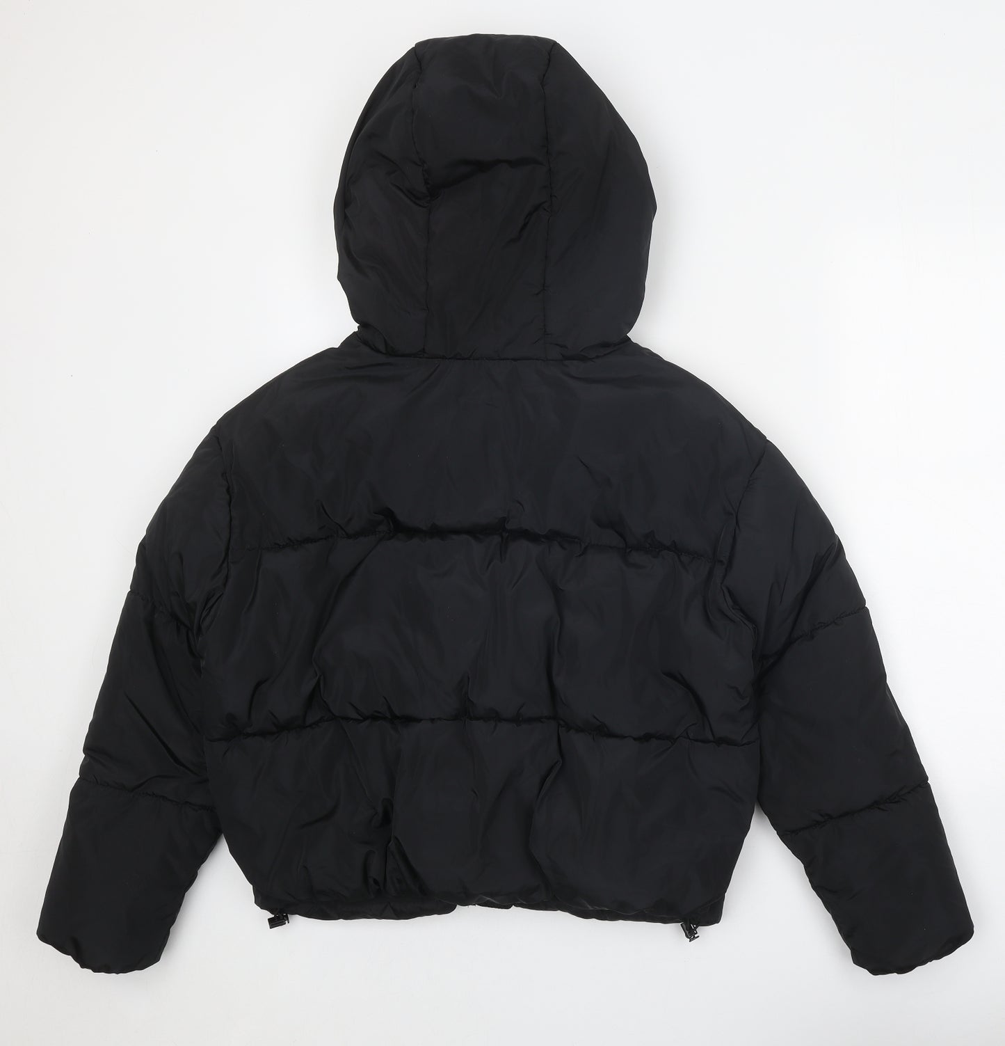 Stradivarius Womens Black Puffer Jacket Jacket Size XS Zip