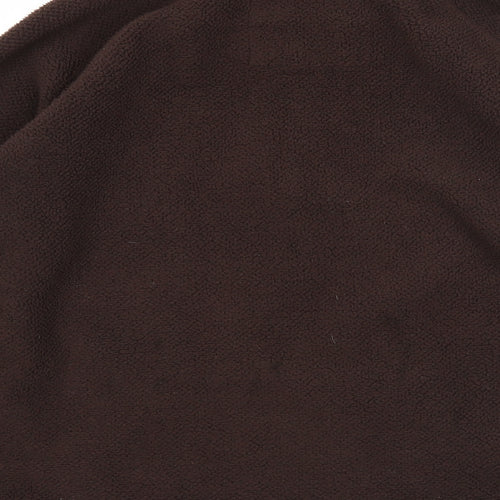 Marks and Spencer Womens Brown Polyester Pullover Sweatshirt Size 16 Zip