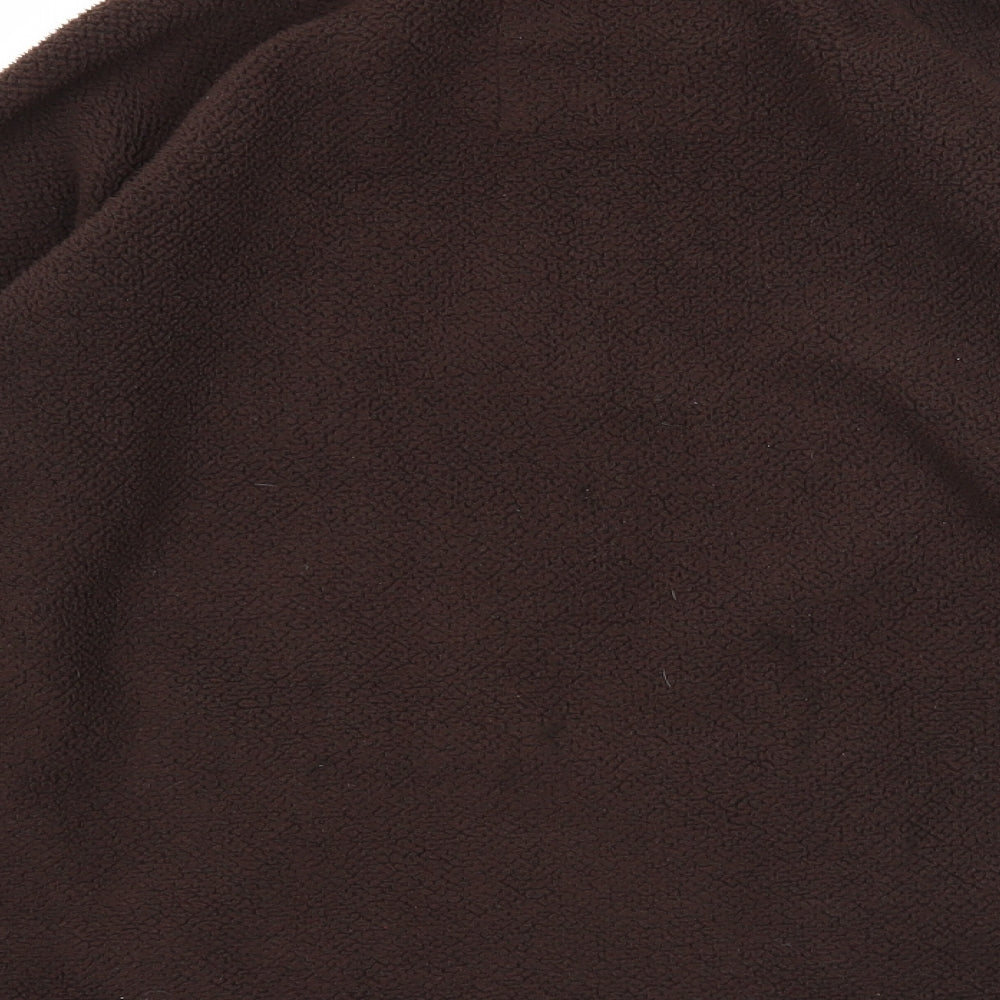 Marks and Spencer Womens Brown Polyester Pullover Sweatshirt Size 16 Zip