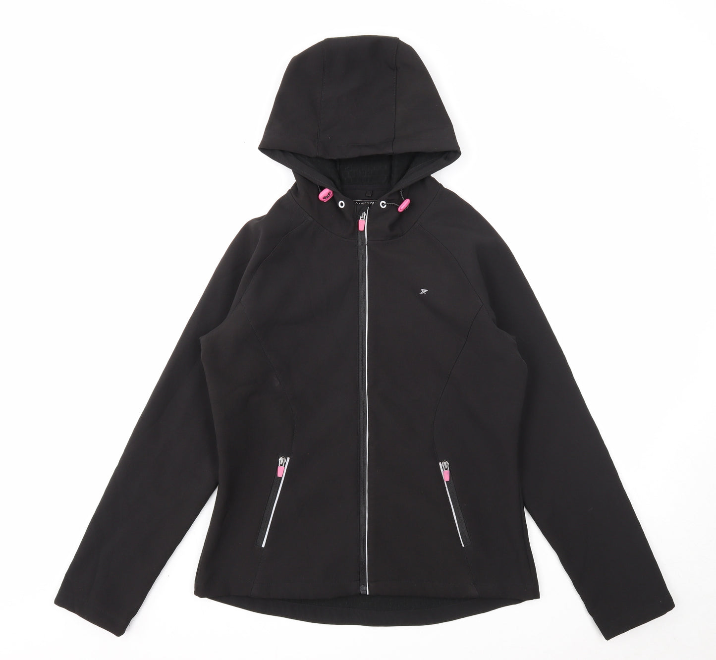 Workout Womens Black Jacket Size S Zip