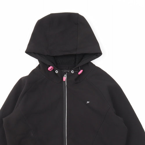 Workout Womens Black Jacket Size S Zip