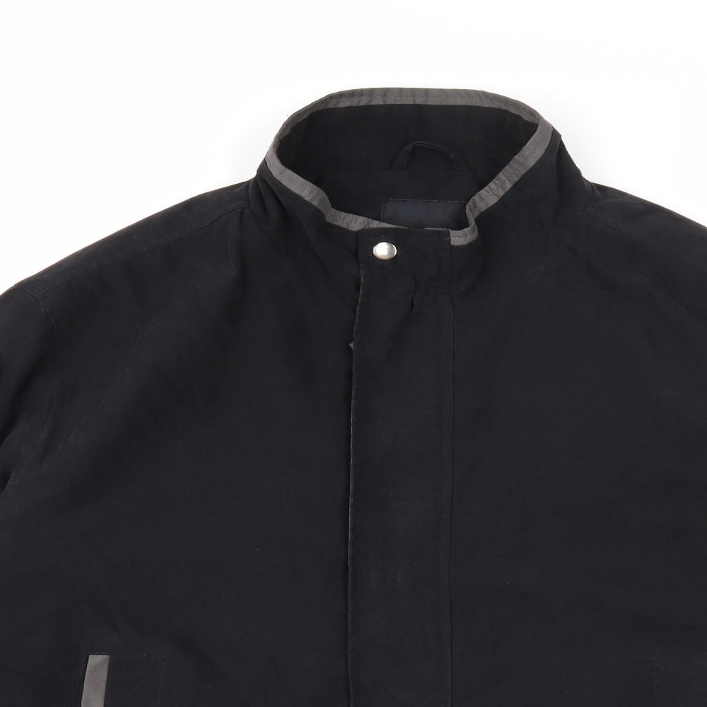 Slaters Mens Black Jacket Size L Zip