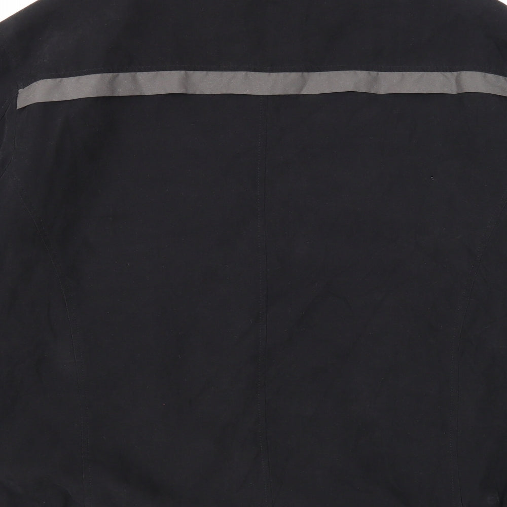 Slaters Mens Black Jacket Size L Zip