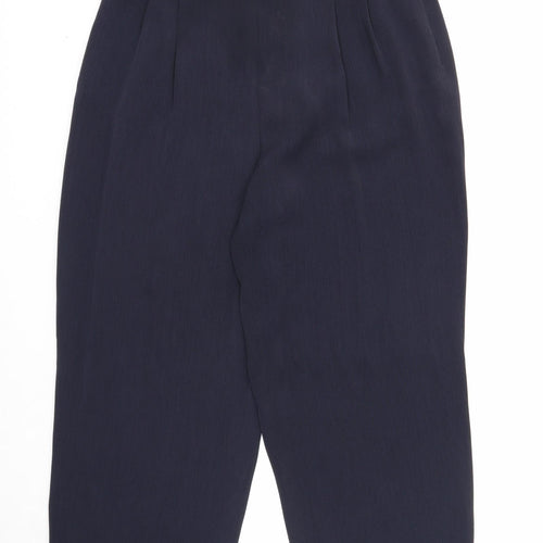Windsmoor Womens Blue Polyester Trousers Size 14 Regular