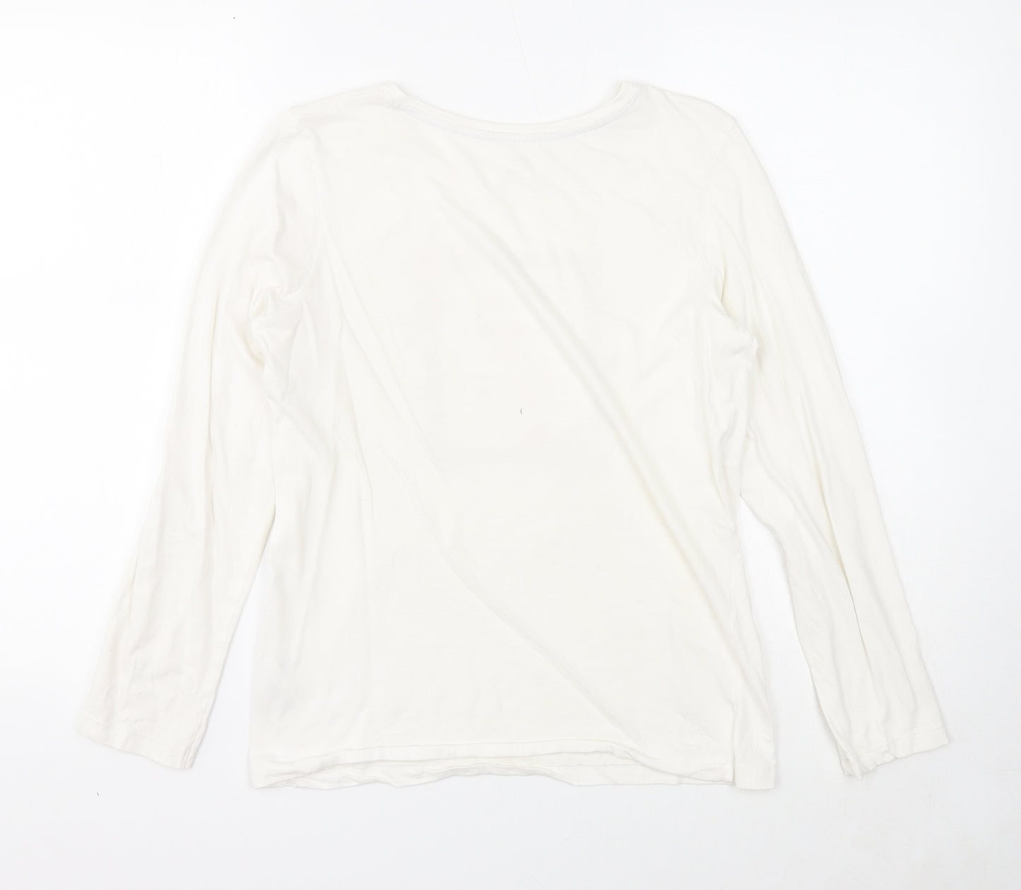 Young Dimension Girls White Cotton Basic T-Shirt Size 13-14 Years Round Neck Pullover - Someone Unique