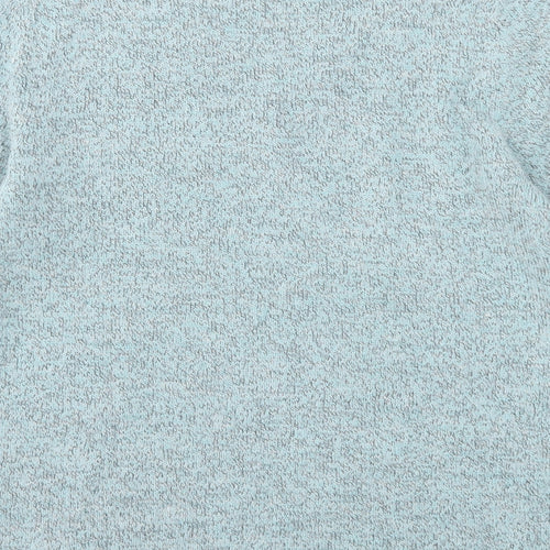 Damart Womens Blue V-Neck Polyamide Pullover Jumper Size 8