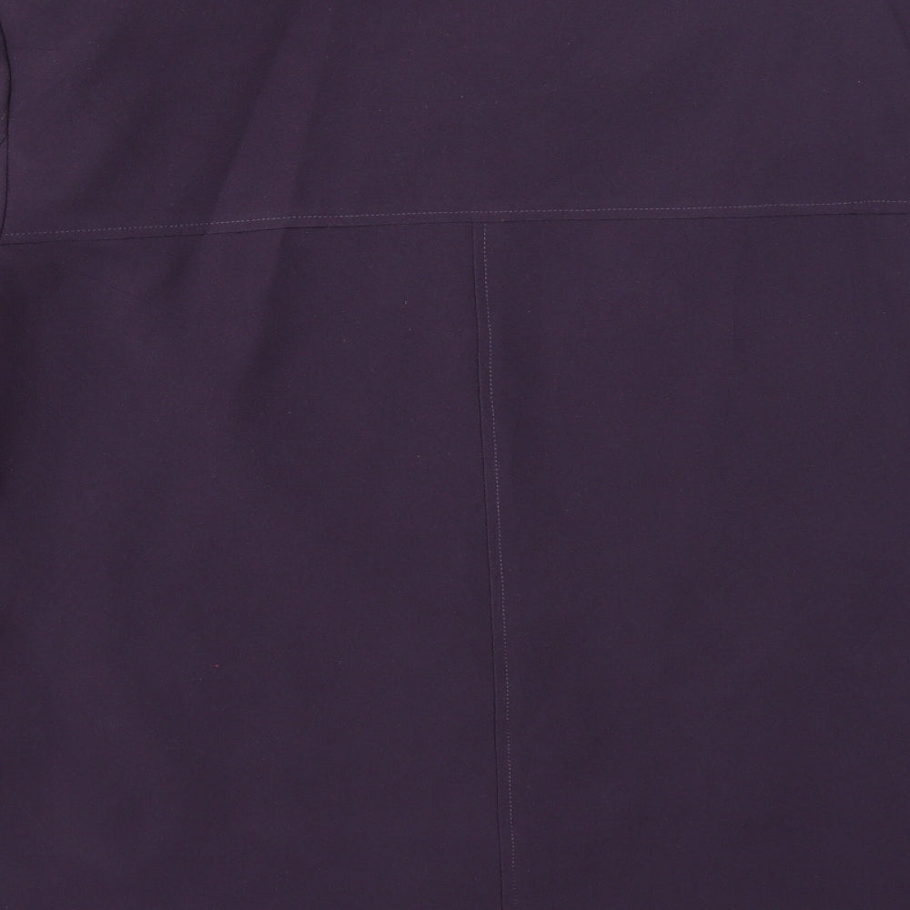 Preworn Womens Purple Jacket Blazer Size 14 Button