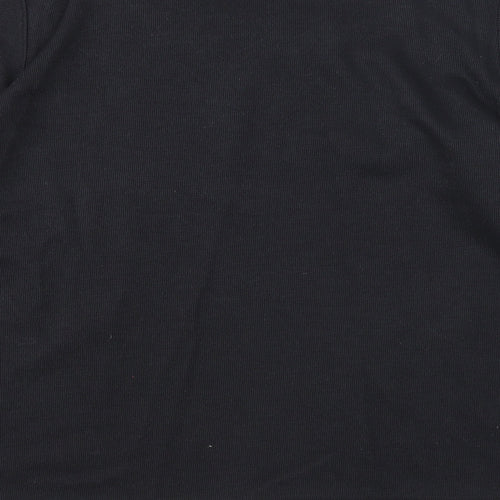 Bonmarché Womens Black Scoop Neck Polyester Pullover Jumper Size M