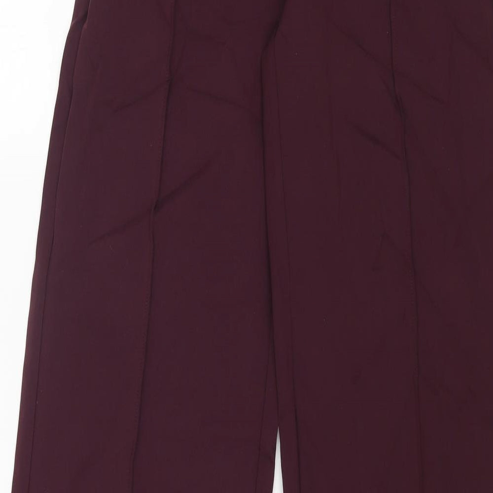 Oysho Womens Purple Polyamide Trousers Size M L31 in Regular