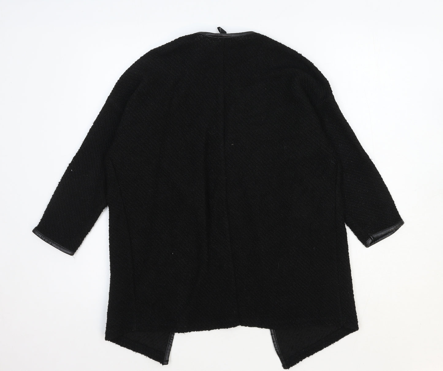 H&M Womens Black V-Neck Cotton Cardigan Jumper Size S