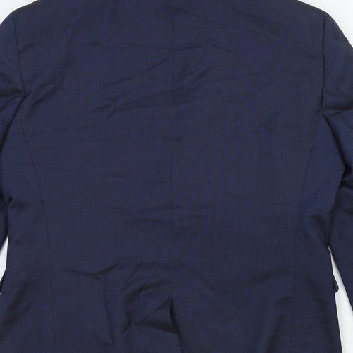 NEXT Mens Blue Cotton Jacket Suit Jacket Size 42 Regular