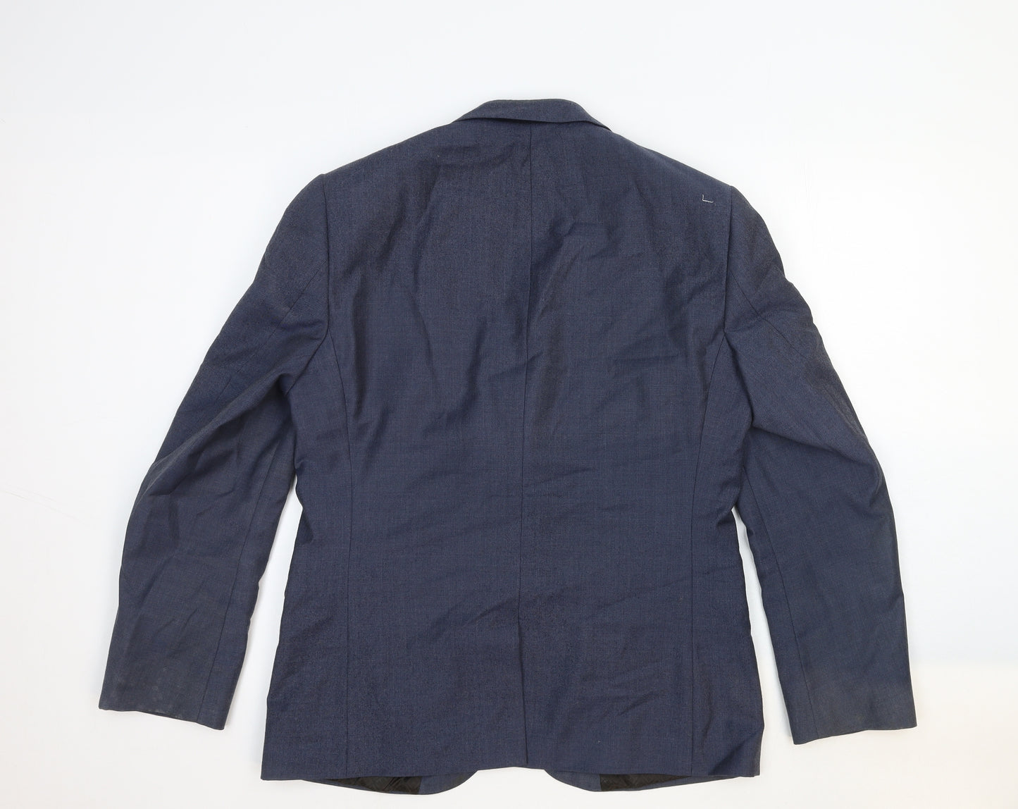 NEXT Mens Blue Cotton Jacket Suit Jacket Size 42 Regular