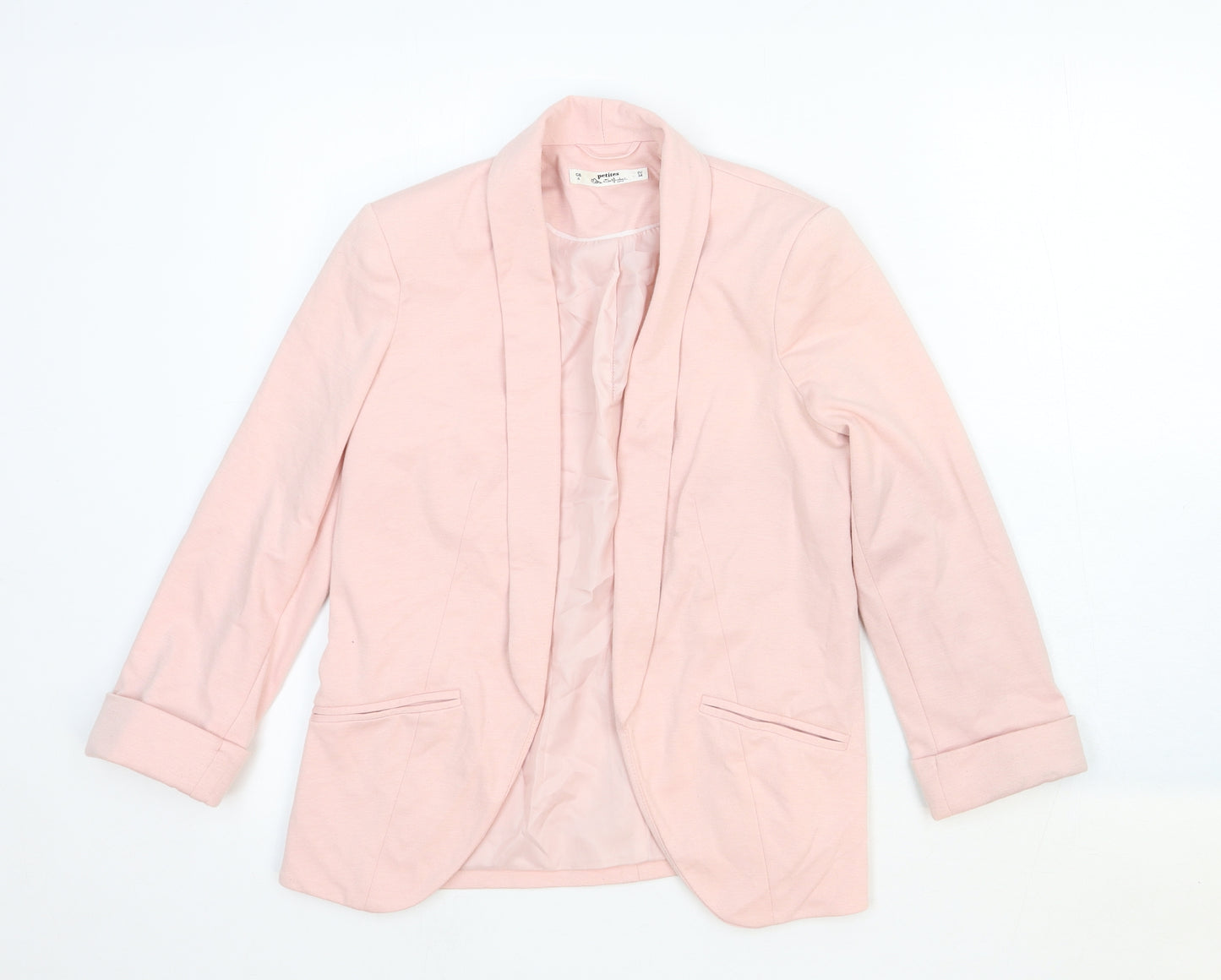 Miss Selfridge Womens Pink Cotton Jacket Blazer Size 6