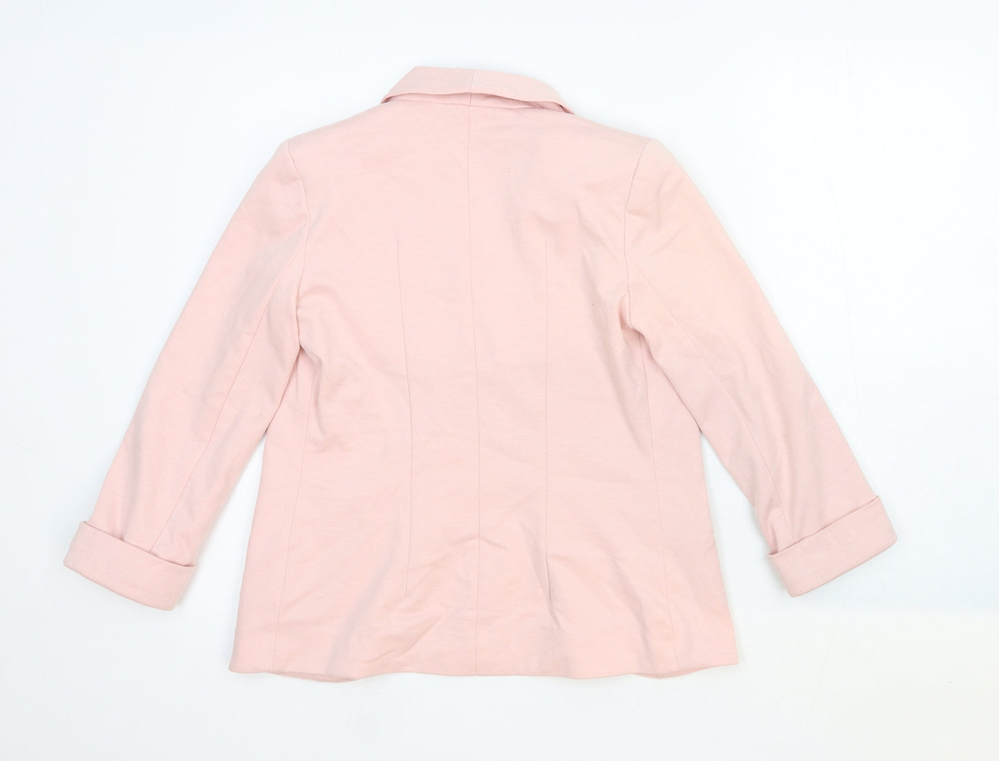 Miss Selfridge Womens Pink Cotton Jacket Blazer Size 6
