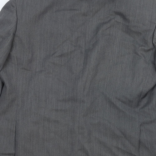 The Classic Collection Mens Grey Cotton Jacket Suit Jacket Size 42 Regular