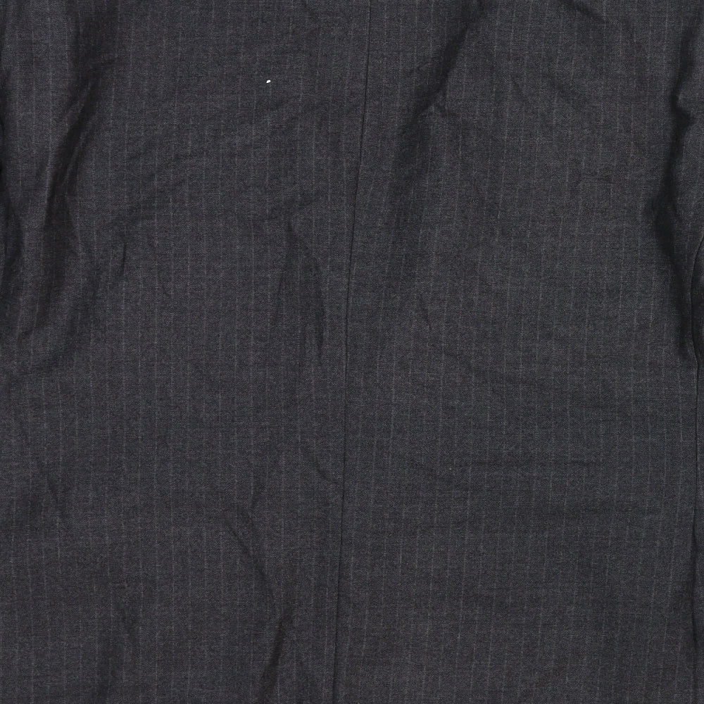 Marks and Spencer Mens Grey Cotton Jacket Suit Jacket Size 48 Regular