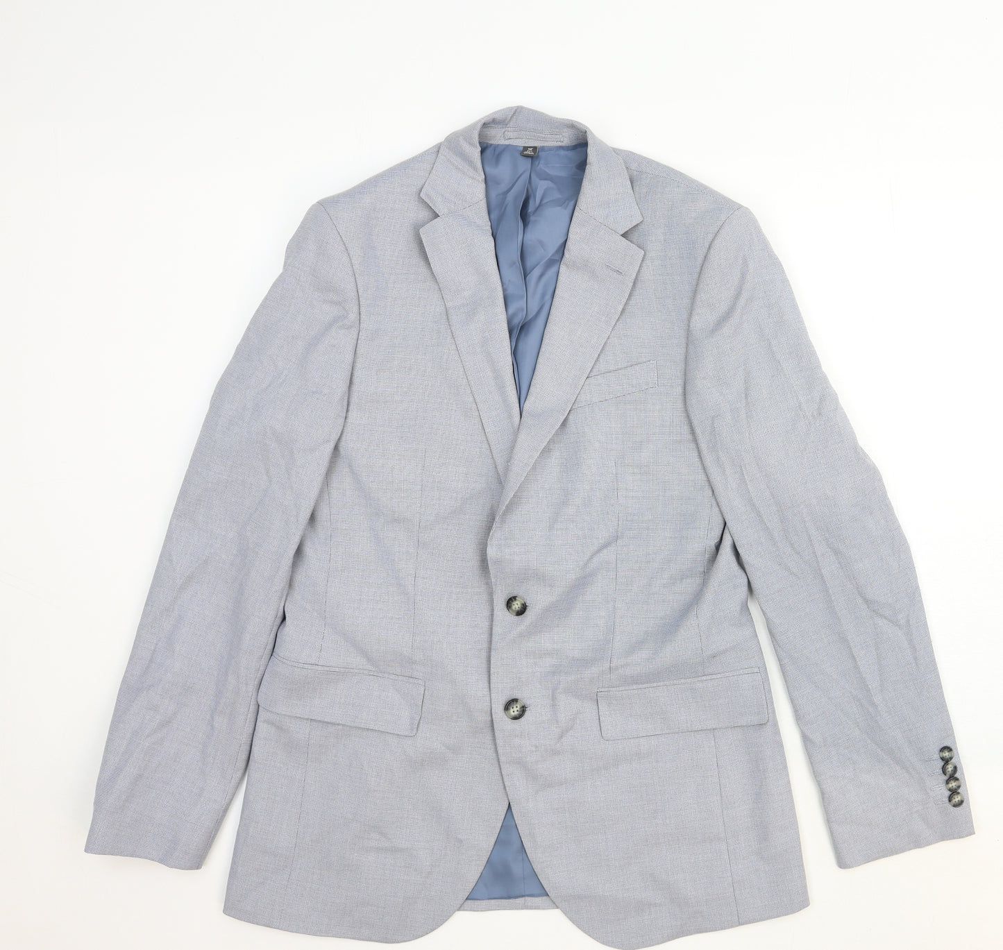 Garfield & Marks Womens Grey Cotton Jacket Blazer Size M