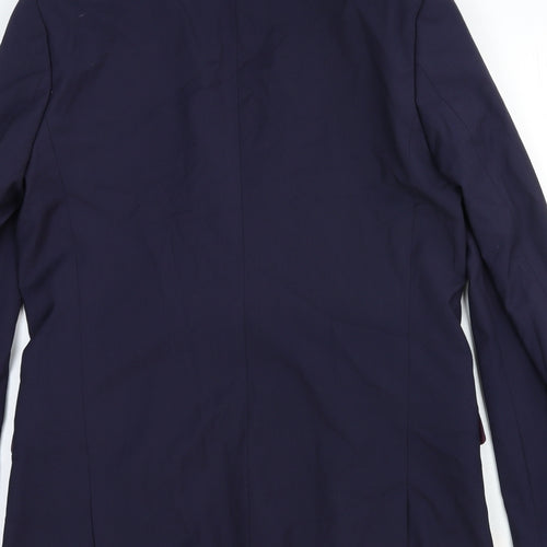 ASOS Mens Blue Cotton Jacket Suit Jacket Size 42 Regular
