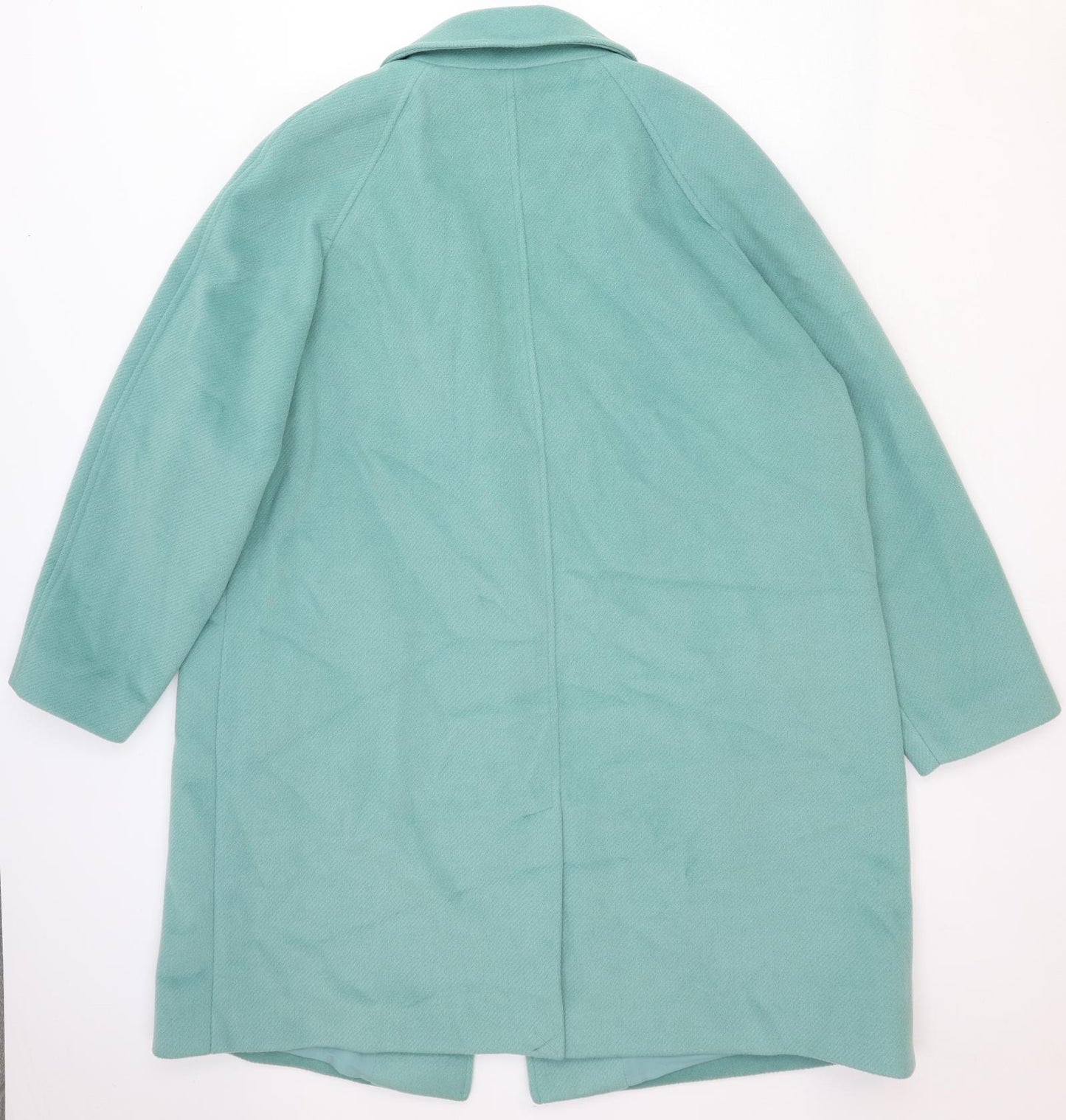 Marks and Spencer Womens Green Jacket Coat Size 22 Button