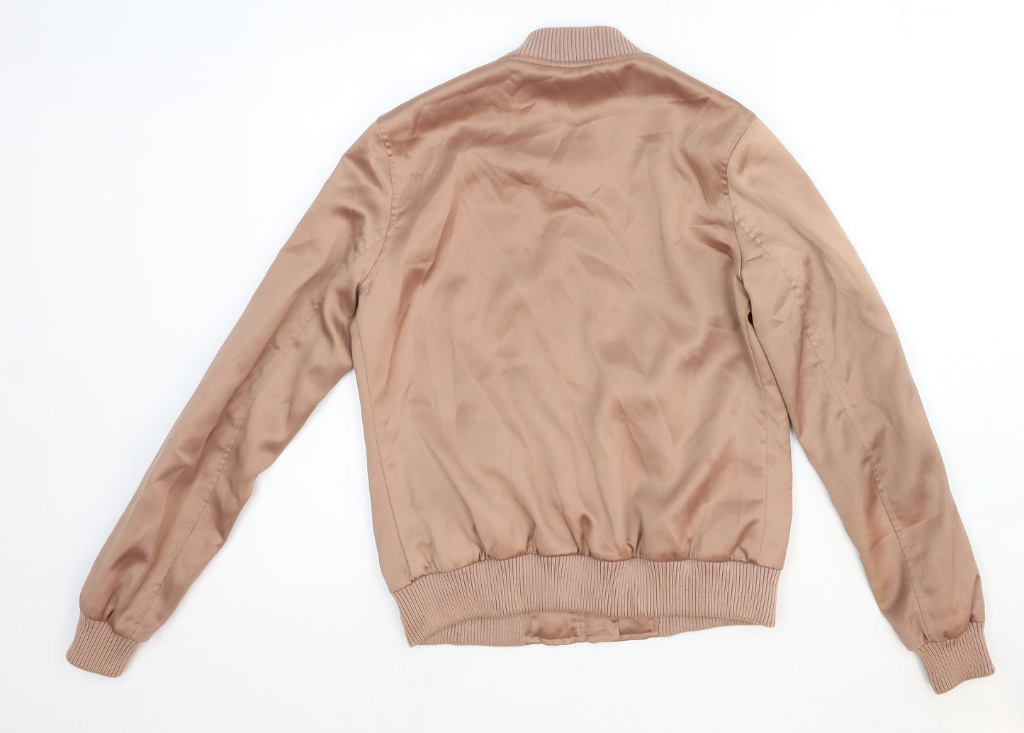 River Island Womens Pink Military Jacket Jacket Size 6 Zip