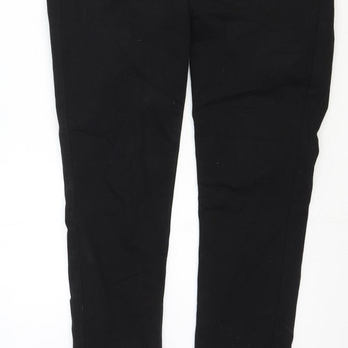 711 Skinny Womens Black Herringbone Cotton Skinny Jeans Size 28 in Regular Zip