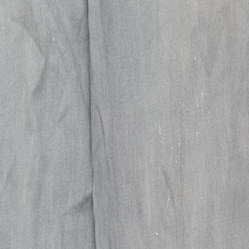 H&M Womens Grey Cotton Skinny Jeans Size 12 Regular Zip