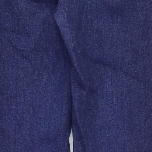 Mango Womens Blue Cotton Tapered Jeans Size 26 in Regular Zip