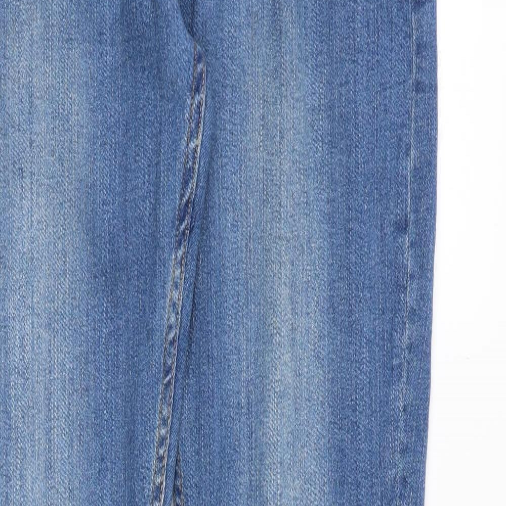 Seven Series Mens Blue Cotton Skinny Jeans Size 34 in Slim Zip