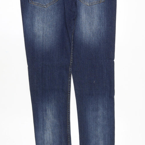 Seven Series Mens Blue Cotton Skinny Jeans Size 30 in Slim Zip