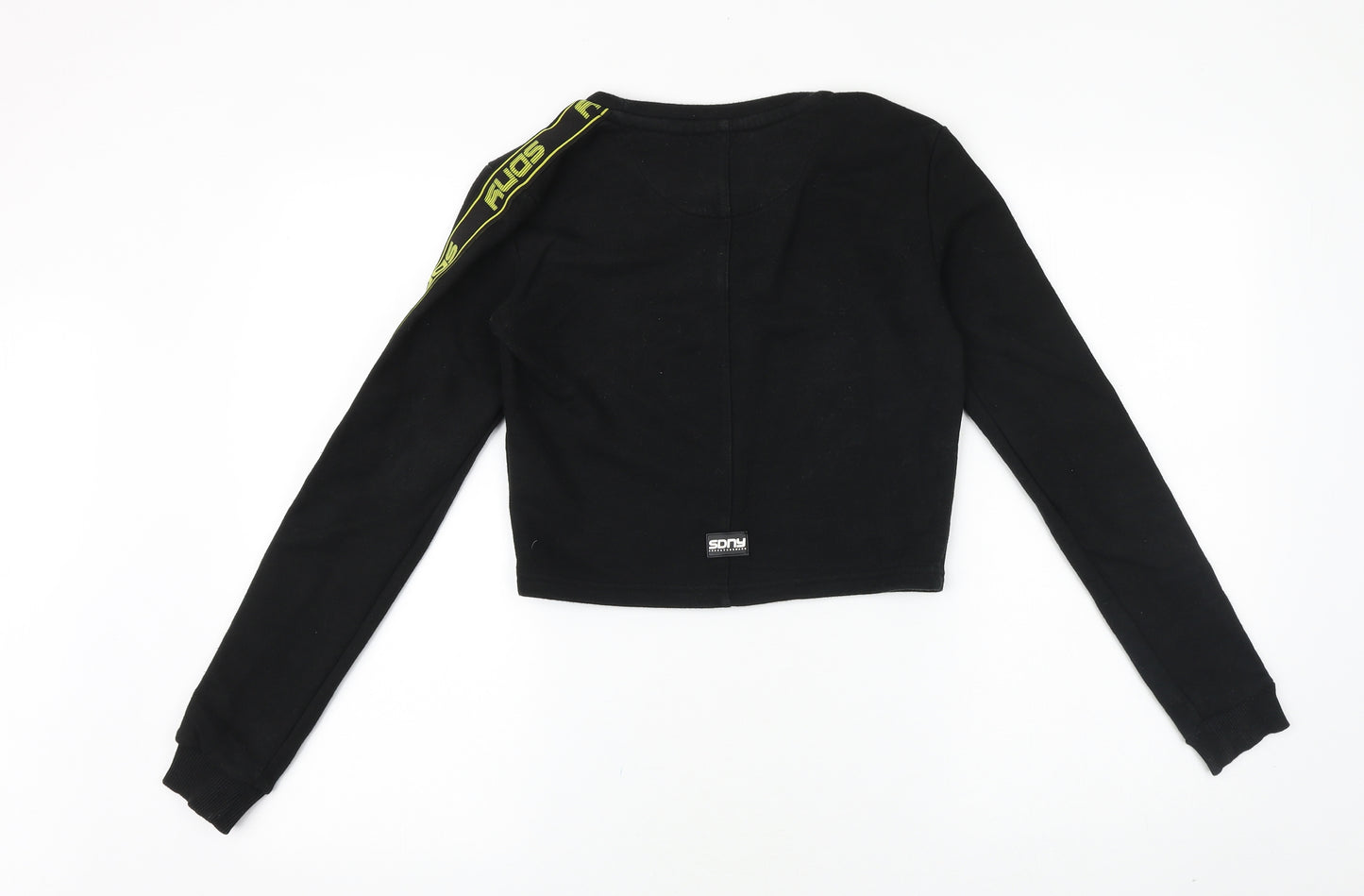 SDNY Womens Black Elastane Pullover Sweatshirt Size 8 Pullover