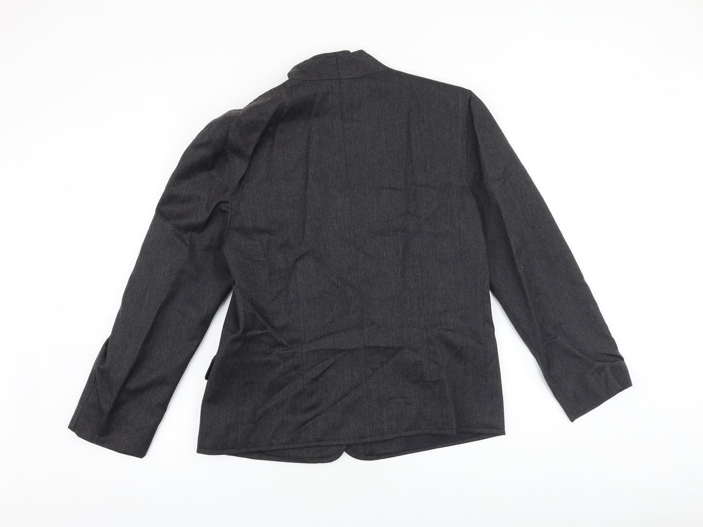 NEXT Womens Grey Wool Jacket Blazer Size 16