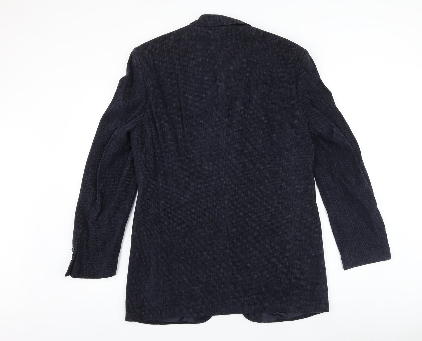 Marks and Spencer Mens Blue Viscose Jacket Blazer Size 40 Regular