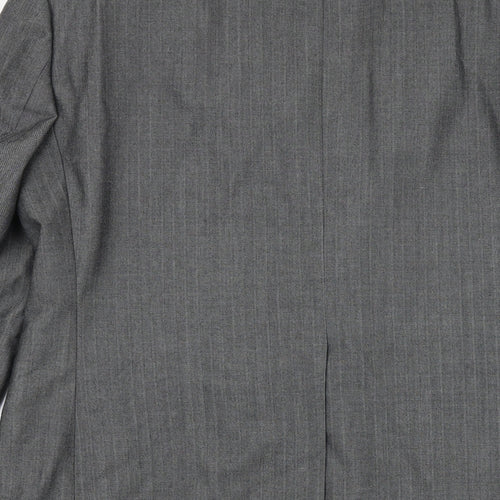 NEXT Mens Grey Cotton Jacket Suit Jacket Size 40 Regular